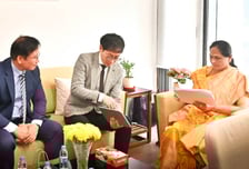 이엠앤아이, 인도 중기·노동 국무장관과 소재·로봇기술 협력 논의