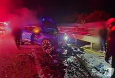 교차로 역주행 차량, 람보르기니 들이받아...1명 숨지고 3명 부상