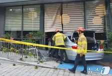 60대가 몰던 BMW 음식점 돌진, 7명 사상…국과수 "급발진 아냐"