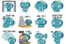 더 친근해지는 경기도 캐릭터 '봉공이' 이모티콘 16종 무료 배포