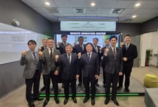 삼성중공업, 대만 에버그린 본사에 '선박 원격운용센터' 개소