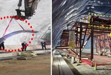 롯데건설, 터널공사 양중리프트 도입 안전성 높였다