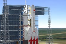 불길 치솟고 추락한 듯…中 첫 재사용 로켓, 1단 회수 실패