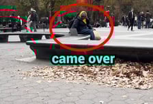 "한국서 이랬다간..." 뉴욕 공원에 '신형 노트북' 방치, 5분 만에 생긴 일