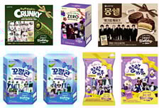 엔하이픈·투어스가 몽쉘·꼬깔콘에..롯데웰푸드, 하이브와 과자 5종 출시