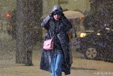 첫눈 펑펑, 서울도 빠르게 쌓이는 중..."밤까지 퍼붓는다"