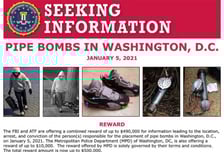 미 FBI, 1·6 의회 폭동 때 폭탄 설치범 약 5년만에 체포