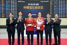 1.1만원→5.7만원...'따따블' 에임드바이오 이튿날도 '상한가'