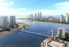 "바다 위를 걷는다"…시흥시, 배곧~월곶 잇는 324m 경관육교 건립