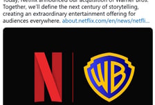 넷플릭스, '할리우드 명가' 워너브러더스 품었다...106조원 인수