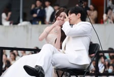 장원영-이준호 'AAA 속닥속닥' [★포토]