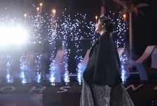 아이유 '가오슝 불꽃 파티에 취해' [★포토]