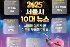 "서울시 올해 최고의 정책은"...10대뉴스 8~19일 온라인 시민투표