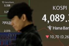 코스피, 외인·기관 '팔자'에 약보합…코스닥 4거래일 연속 상승 출발