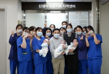 해운대백병원 24주 출산 세쌍둥이 183일 만에 '엄마 품으로'