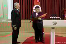 북한 김정은, 마체고라 주북러시아대사 사망에 조전…" 커다란 상실"