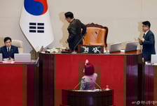 국민의힘, 필리버스터 중단시킨 우원식에 "국회의장이 본회의 폭거"