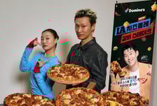 도미노피자, 'LA 치즈폴레 갈비 스테이크 피자' 출시