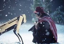 악뮤 이찬혁과 로봇개 스팟의 만남…현대차, '더 스노우 위시맨' 공개