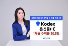 "금 보다 나은 은"…KODEX 은선물(H) ETF, 1개월 수익률 20%