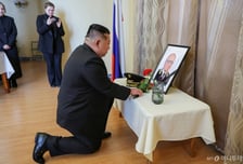 북한 김정은, 러 대사관 찾아 마체고라 추모…"중대한 시기 큰 상실"