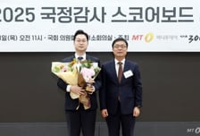 [사진]김동아 의원 '국정감사 스코어보드 대상' 수상