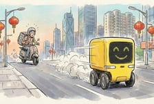 중국의 '배송 로봇' 혁명 [PADO]