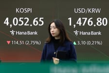 AI 거품론에 시총 상위 10 모두 '우수수'…코스피 2%대 하락