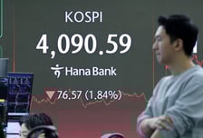 코스피, 4100선 다시 내줬다…美 AI 거품론에 추풍낙엽