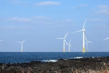 한국전력, 국내 최대규모 100MW급 제주한림해상풍력 준공