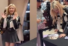 중국인이 '블핑' 로제인 척...금발 머리하고 팬에 사인까지 '휙'