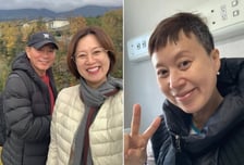 '유방암 투병' 박미선, 1년 전 모습 공개…"무사히 넘어갔으면"