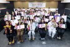 경남정보대 K뷰티피부네일학과 전국대회 네일 부문 참여 전원 수상