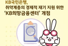 국민은행 'KB희망금융센터' 서울·인천 개점…취약계층 재기 지원