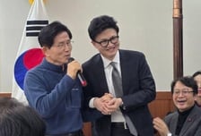 "우리 당의 보배" 김문수-한동훈 反장동혁 연대?…국힘 계파 갈등 격화