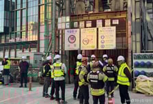 여의도역 신안산선 공사장 '철근 낙하'…1명 심정지