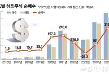 해외주식 순매수 315억달러 '역대 최대'…고환율 이유 있었다
