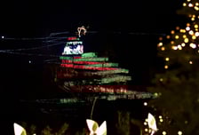 김포 애기봉평화생태공원, '3색 트리'로 크리스마스 명소 '부상'