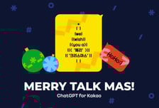"챗GPT로 크리스마스 카드 보내세요" 카카오 '메리톡마스' 캠페인