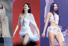 "드레스에 석가탑이?" 제니, 전통 요소 살린 'MMA' 의상 화제