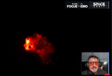 한국 첫 상업 로켓 '한빛-나노', 발사 30초 만에 '지상 낙하 조치' 후 폭발