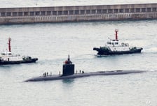 美 핵잠 '그린빌함' 10년 만에 부산 입항…"입항 계기 한미 해군간 교류"