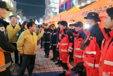 김광용 재난본부장, 명동 관광특구 점검…"연말 인파관리 총력"