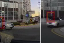 여기 왜 멈춰?...회전교차로 한가운데 차 세우더니 황당한 장면