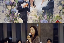 '연말 시상식 급'...박수홍♥김다예, 시그니엘서 초호화 딸 돌잔치