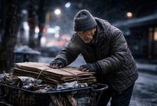 "노인이 쓰러져 있다"…강추위에 폐지줍던 70대 사망