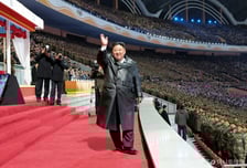 북한 김정은, 신년 경축행사 연설…대외 메시지 없이 내부 '결속' 다져