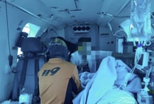 "공주님 입니다" 긴급 이송 헬기서 새 생명...새해 첫날의 기적