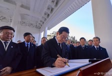 이재명 대통령, 청와대서 신년인사회…장동혁 국민의힘 대표는 불참