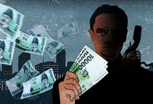 1400만원 든 비닐봉지를 '툭'..."수상해" 지켜보던 식당 주인이 한 일